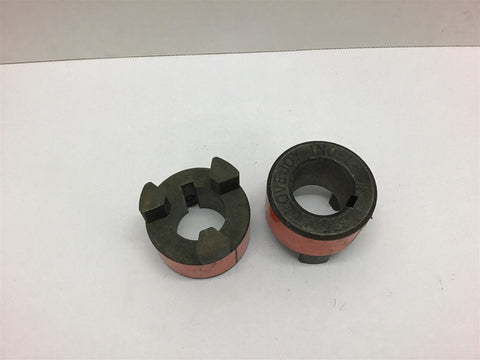 Lovejoy L-100 Jaw Coupling 1-3/8" Bore Lot of 2