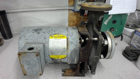 BALDOR, 3/4 HP, 1725 RPM, 4P, 56J FRAME, 230/460 VOLTS WITH STAINLESS PUMP