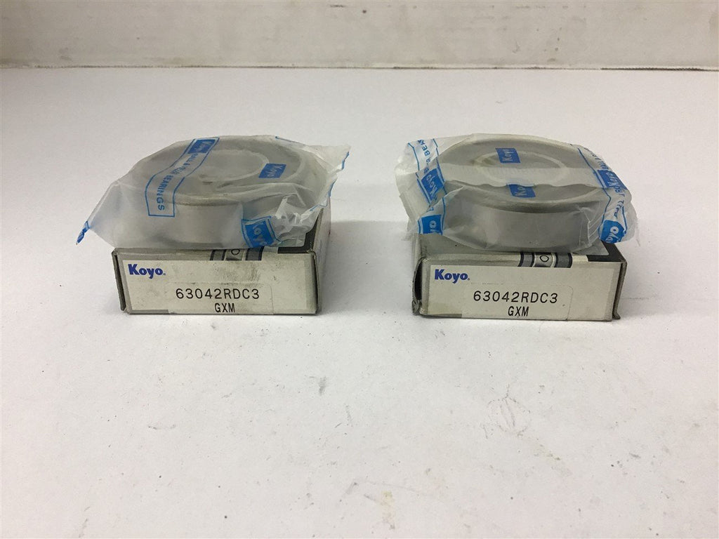 Koyo 63042RDC3 Bearing Lot Of 2