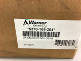Warner Electric Brake 5370-169-204 EM-50-20 48Y-56C 90 VDc