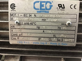 CEG 00126410213 1 HP AC Motor 110 Volts 1720 Rpm 60 HZ