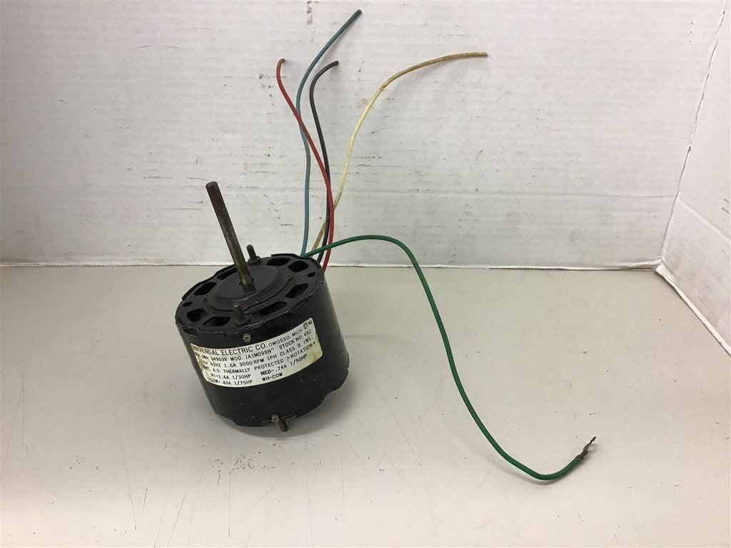 Universal electric JA1M095N 1/50 HP Blower Motor 3000 Rpm Single Phase