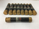 Fusetron FRS-R-40 Time Delay Fuse 40 Amp 600 Volts Lot Of 9
