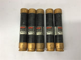Fusetron FRS-R-50 Time Delay Fuse 50 Amp 600 volts Lot Of 5