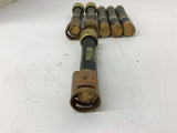 Fusetron FRS-R-10 dual Element Fuse 10 amp 600 Volts Lot Of 6