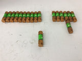 Bussmann FRN-R-2 Fuse 2 Amp 250 Vac Lot Of 18
