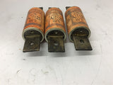 Amp Trap AJT125 Time Delay 125 Amp 600 Vac Lot Of 3