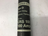 Gould CRS 100 Time Delay Fuse 100 Amp Lot Of 3