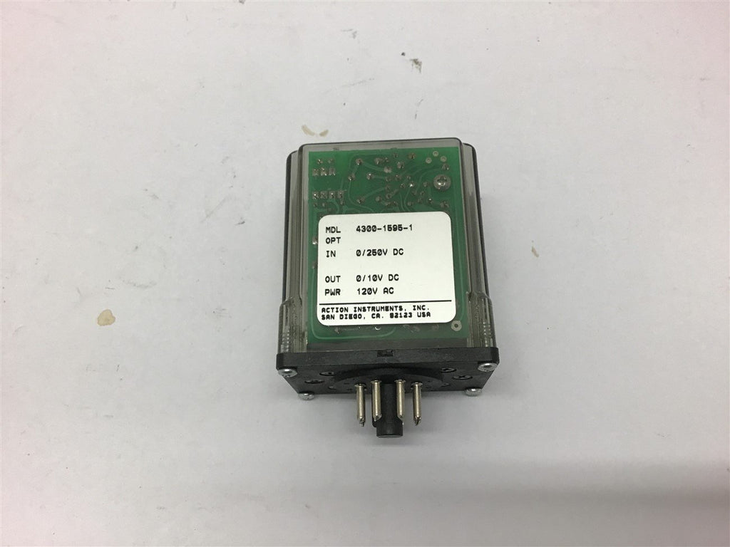 Action Instruments 4300-1595-1 Relay 0/250V DC In 0/10V DC Out 120V AC