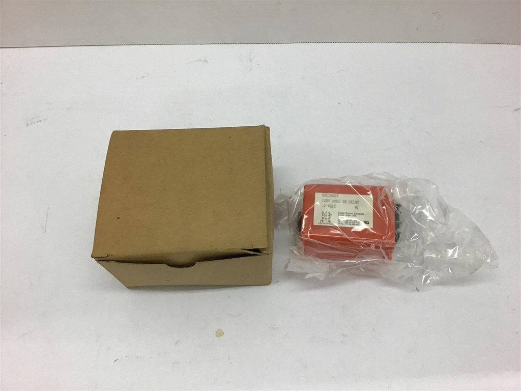 Eagle Signal Controls 80E2A603 Delay Relay Timer 120V 60HZ on Delay