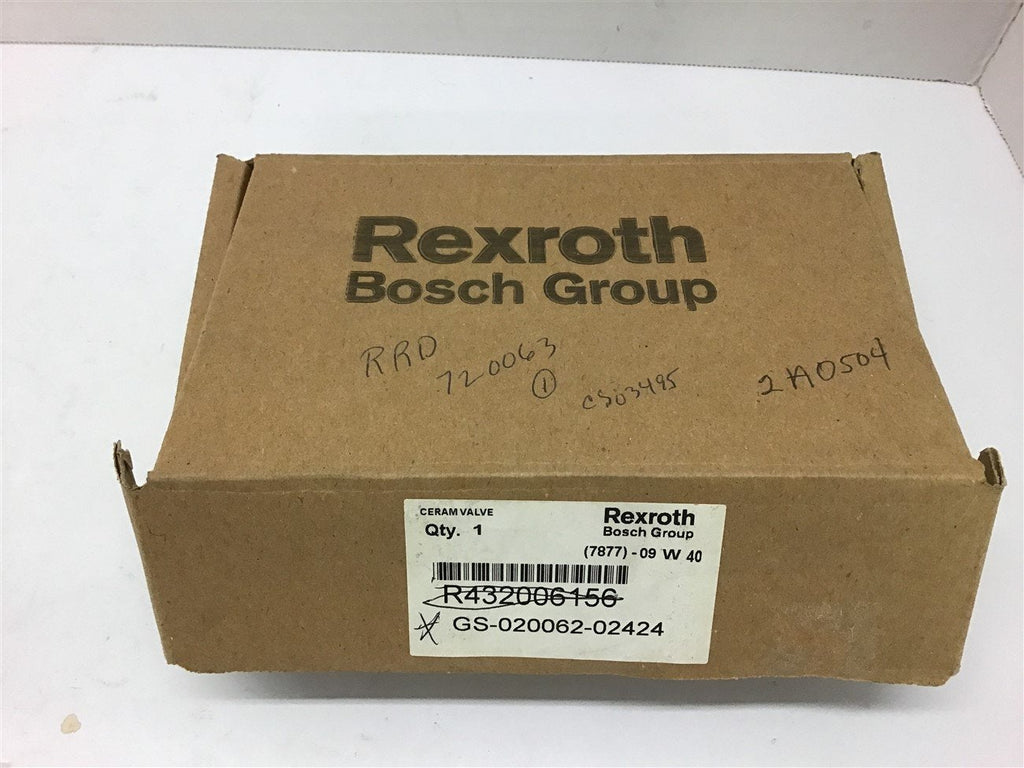Rexroth R432006156 Ceram Valve 2.0/10 150Max PSI