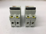 Merlin Gerin C60N 24524 16 Amp Type D 480 Vac Circuit Breaker Lot Of 2
