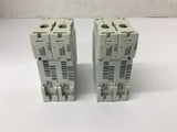 Merlin Gerin C60N 24524 16 Amp Type D 480 Vac Circuit Breaker Lot Of 2