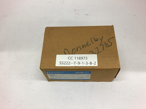 Ashcroft B424B Pressure Switch 60psi