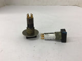 800A-M Oiltight Pushbutton 120 Vac Amber Lot Of 2