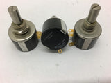 Clarostat 73JA RES 10K +-5% Potentiometer Lot of 3