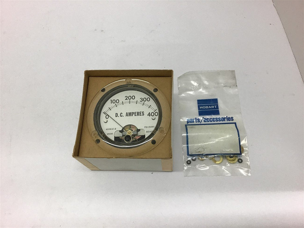 Hobart 400641-6 Panel Meter 0-400 DC Amperes