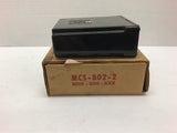 Warner Electric MCS-802-2 Power Supply 50 VA 90 VDC Output