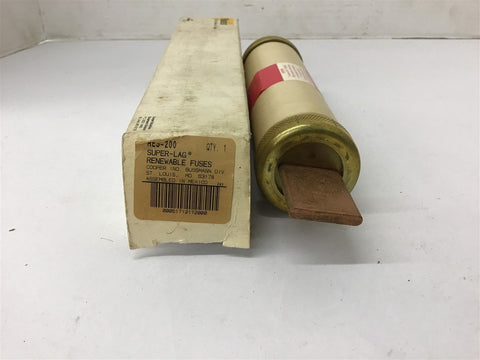 Cooper RES-200 Super-Lag Renewable Fuse 200 Amp