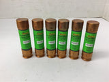 Bussmann FRN-R-60 Energy Efficient 60 Amp 250 Vac Fuse Lot Of 6