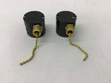 Jin You E70469 3 Amp 250 VAC Ceiling Fan Switch Lot Of 2