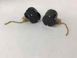 Jin You E70469 3 Amp 250 VAC Ceiling Fan Switch Lot Of 2