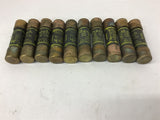 Monarch ON-15 One Time Fuse 15 Amp 250 Volts Lot Of 10