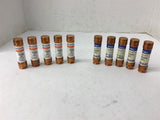 Ferraz Shawmut TR60R Time Delay Fuse 60 Amp 250 Vac Lot Of 10