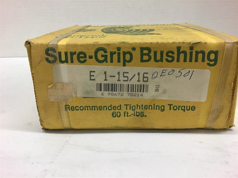 TB Woods Sure-Grip Bushing 2E0501 E 1-15/16