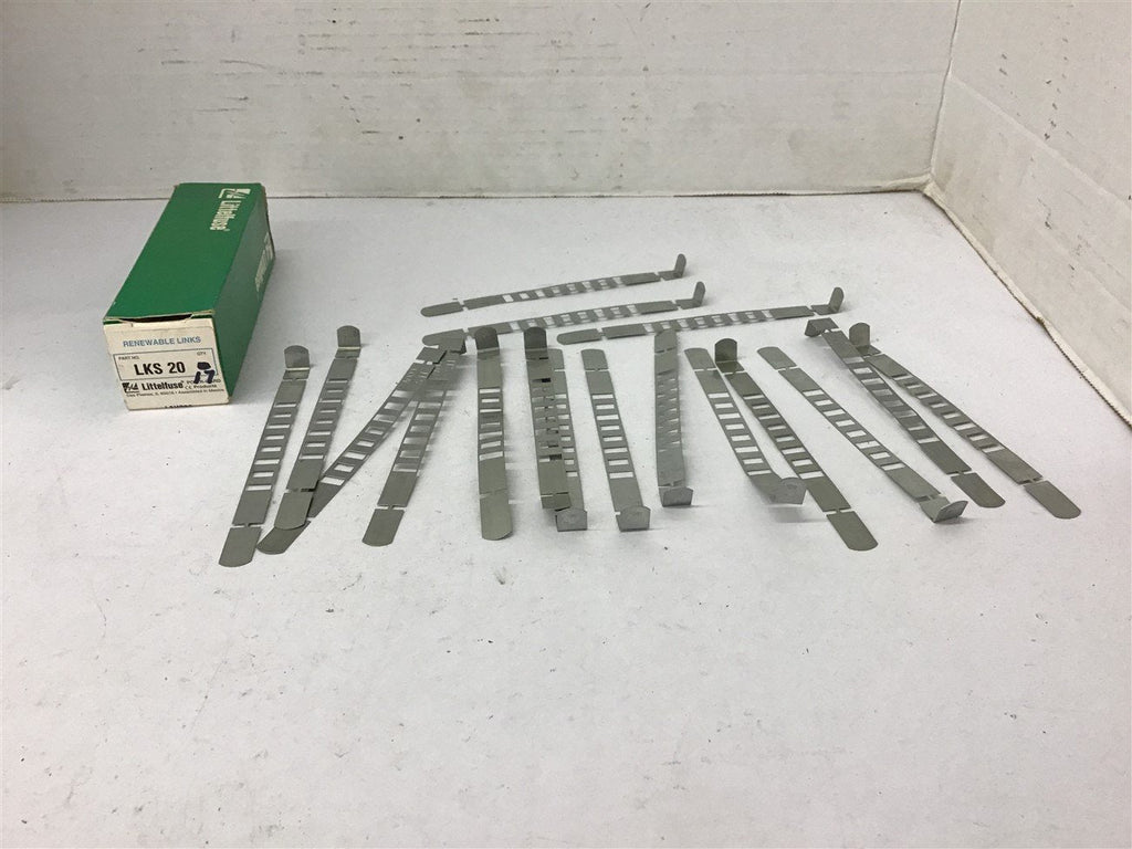 Littelfuse LKS 20 Renewable Links 20 Amp Lot Of 17