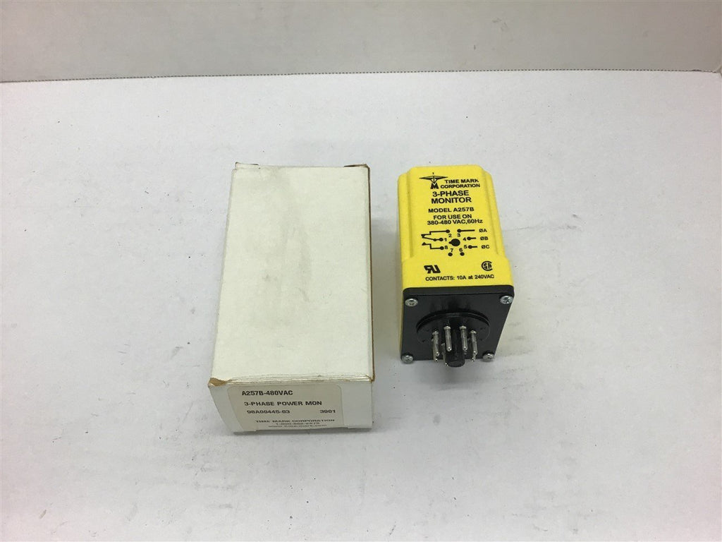 Time Mark A257B 3-Phase Monitor 480 Volts