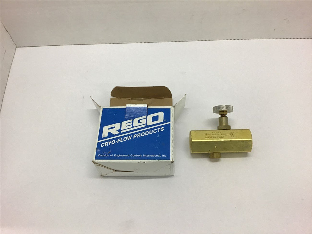 Rego KLF375B 11C00 Check Valve Brass Threaded 3/8in Npt