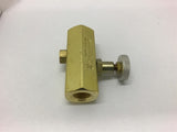 Rego KLF375B 11C00 Check Valve Brass Threaded 3/8in Npt