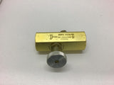 Rego KLF375B 11C00 Check Valve Brass Threaded 3/8in Npt
