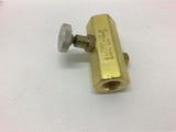 Rego KLF375B 11C00 Check Valve Brass Threaded 3/8in Npt