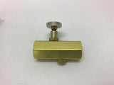 Rego KLF375B 11C00 Check Valve Brass Threaded 3/8in Npt