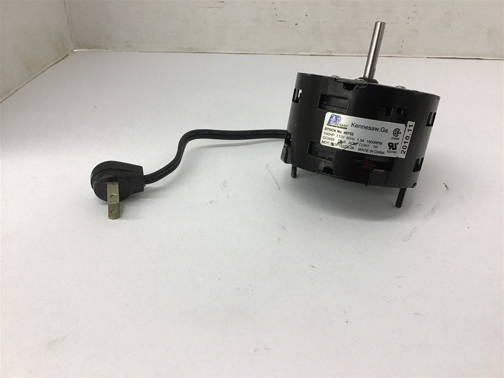 Packard 40752 1/40 HP Blower Motor 115 Volts 1500 Rpm