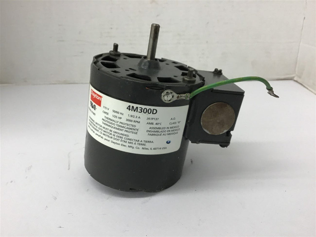 Dayton 4M300D 115 Volts Blower Motor 1/25 Hp 3000 Rpm