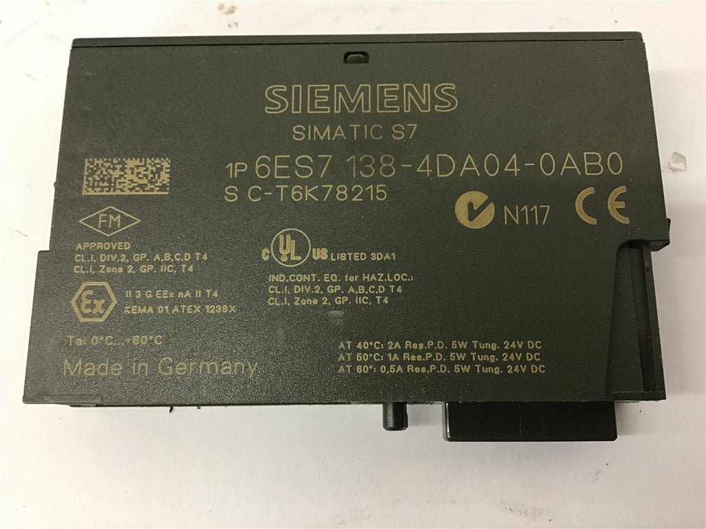 Siemens 6ES7 138-4DA04-0AB0 Counter Module