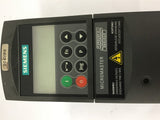 Siemens 6SE6440-2AB17-5AA1 Micromaster 440 0.75 KW Drive 3 Phase 200-240 V