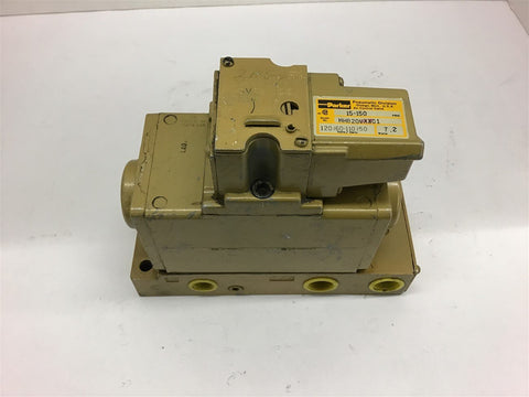 Parker HHB20VXX01 Solenoid Valve 120 Volt 15-150 PSI
