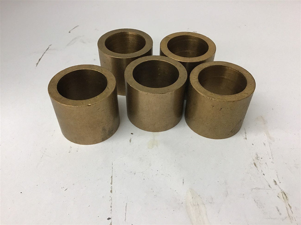 Brass Bushing 1 1/2" Long x 1.754" OD x 1.275" ID Lot Of 5