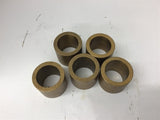 Brass Bushing 1 1/2" Long x 1.754" OD x 1.275" ID Lot Of 5