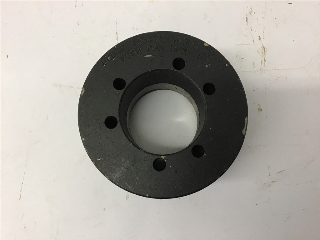 Dodge 455172 4-3V3.65 SH Pulley 4 Groove 3V Belt Width uses SH Bushing