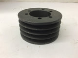 Dodge 455172 4-3V3.65 SH Pulley 4 Groove 3V Belt Width uses SH Bushing