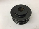 2BK340x1 Pulley 2 Groove 1" Bore B Width Belt