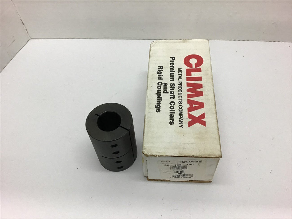 Climax CC-100-100 1"x1" ID 2PC Steel Shaft Collar