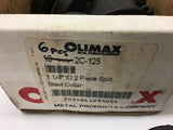 Climax 2C-125 1-1/4" ID 2PC Steel Shaft Collar --Lot of 6