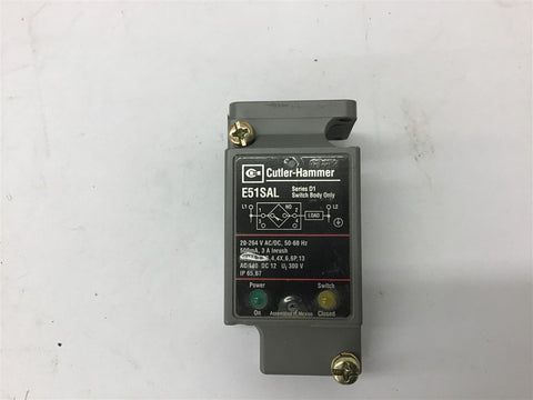 Cutler-Hammer E51SAL Limit Switch Body 20-264 Vac