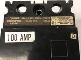Square D FAL22100 Circuit Breaker 100 Amp 240 volts